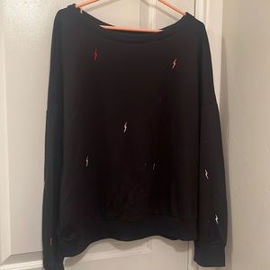 Lightning Bolt crewneck Sweatshirt and bottoms